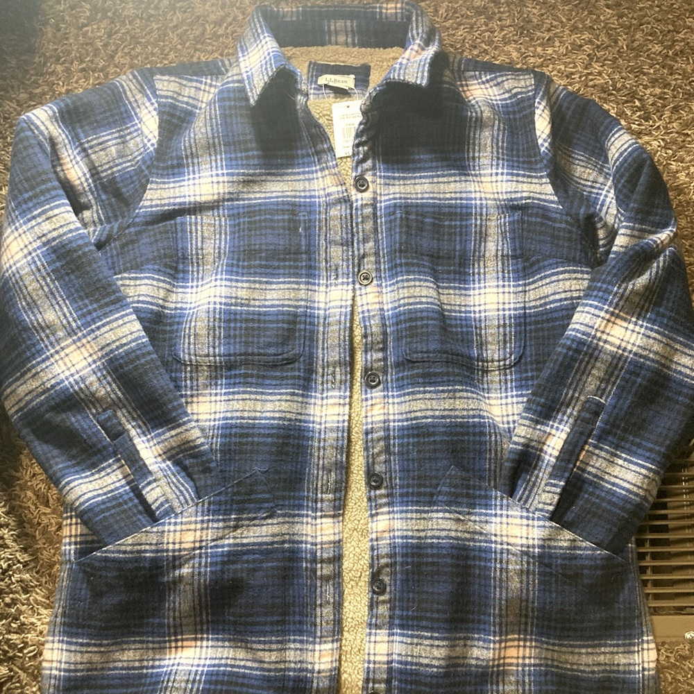 Ll bean Sherpa lined jacket